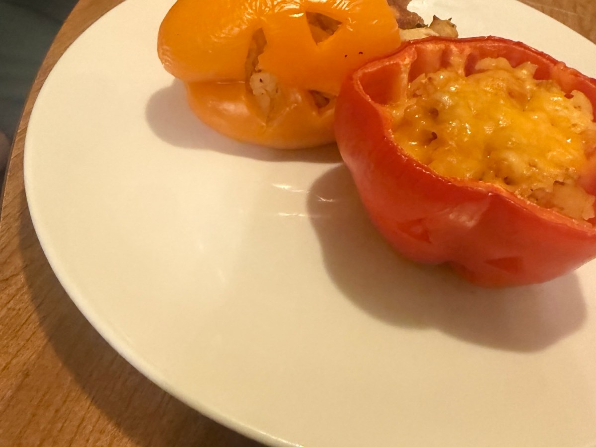 Spooky Stuffed Peppers!